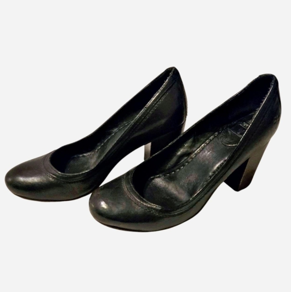 Frye Leather Block Heels
